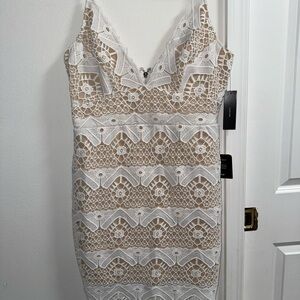 Lulus White Lace Dress
